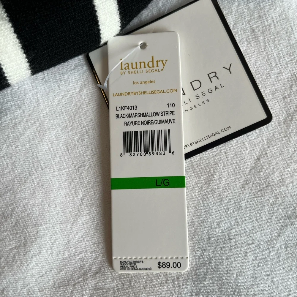 NWT Laundry By Shelli Legal Polo Sweater Academia Oversized Preppy, Size L - Picture 14 of 14